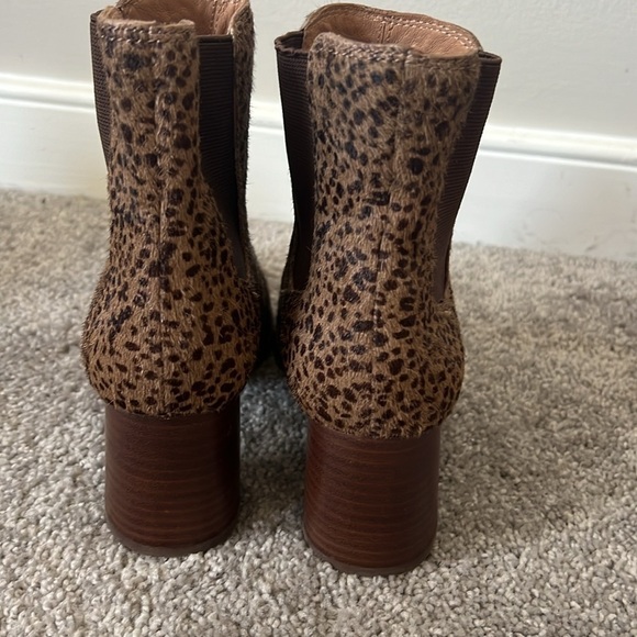 Madewell Laura Chelsea Boot is Spotted Calf Hair - Picture 9 of 10